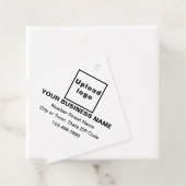 ホワイトダイヤモンドシェイプのビジネスブランドラベル フェイバータグ (インサイチュ)