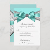 ホワイトダイヤモンドティール(緑がかった色)ブルースウィート16 RSVP (正面/裏面)