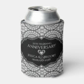 ホワイトダイヤモンドパター結婚ン25周年 缶クーラー (缶正面)