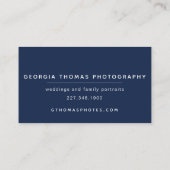 ホワイトダイヤモンドフォト名刺 名刺 (裏面)