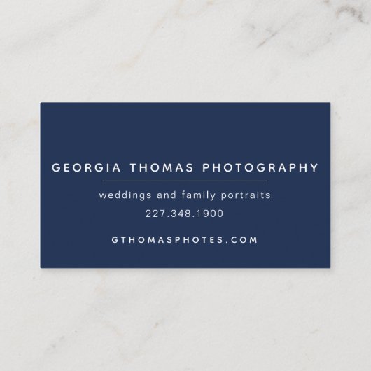 ホワイトダイヤモンドフォト名刺 名刺 (裏面)