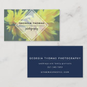 ホワイトダイヤモンドフォト名刺 名刺 (正面/裏面)