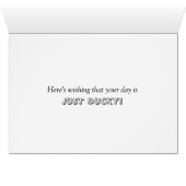 ホワイトダックスおもしろい誕生日カード (内部横(下))