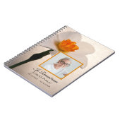 ホワイトダフォディル春葬儀記念ゲストブック ノートブック (左側)