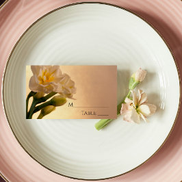 ホワイトダブルダッフォジルス春の結婚式座席表 プレイスカード