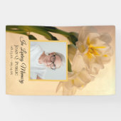 ホワイトダブルダッフルズお祝いの葬式 横断幕 (横)