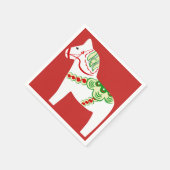 ホワイトダラホース紙ナプキンス スタンダードカクテルナプキン (角)