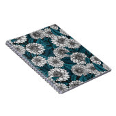 ホワイトダリアガーデン/ブルー離れの2 ノートブック (右側)