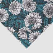 ホワイトダリアガーデン/ブルー離れの2 薄葉紙 (詳細)