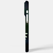 ホワイトダリアフラワーパーソナルイニシャルケースメイトSa Case-Mate iPhoneケース (裏面 / 左)