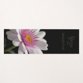 ホワイトダリア – ヨガマット (正面(横))