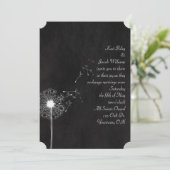 ホワイトダンデリオンブラック 招待状 (スタンド正面)