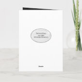 ホワイトダンデリオンブーケありがとう カード (裏面)