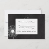 ホワイトダンデリオンRSVP 招待状 (正面)