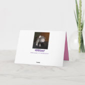 ホワイトダンボラット誕生日カード カード (裏面)