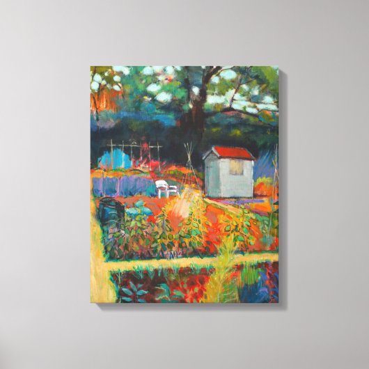 ホワイトチェア キャンバスプリント (正面)