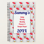 ホワイトチキン/ロターズバジェット プランナー手帳 (正面)