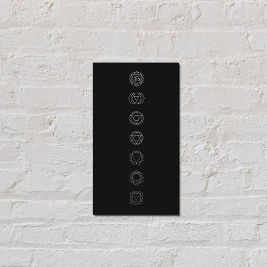 ホワイトチャクラ瞑想名刺 名刺