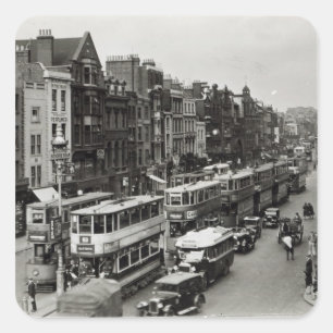 ホワイトチャペルハイ通り,ロンドン, c.1930 スクエアシール