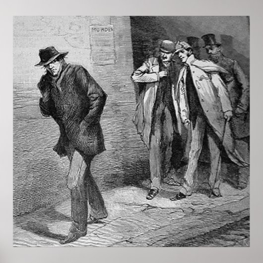 ホワイトチャペル殺人犯リパーのジャック ポスター (正面)