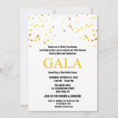 ホワイトチャリティーボール企業ファンドレイズィングパーティ 招待状 (正面)