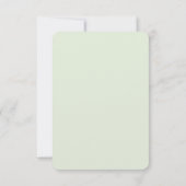 ホワイトチューリップ春の結婚式 セーブザデート (裏面)