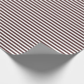 ホワイトチョコレートとストライプブラウンチョコレートの愛 ラッピングペーパー (角)