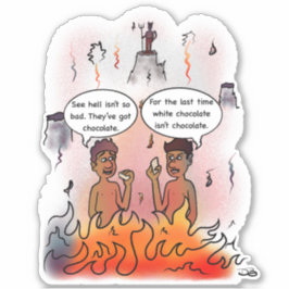 ホワイトチョコレートカスタムカットシール シール