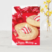 ホワイトチョコレートキャンディとシュガークッキー カード (黄色い花)