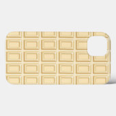 ホワイトチョコレートバーテクスチャ Case-Mate iPhoneケース (裏面 (横))