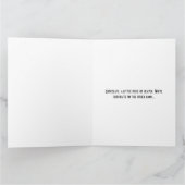 ホワイトチョコレート カード (内部)