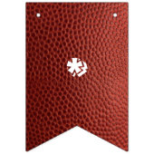 ホワイトチームサッカーバナー バンティングフラッグ (第3の旗)