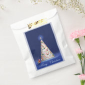 ホワイトツリーのクリスマス フェイバーバッグ (封をした状態)