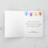 ホワイトツリーオーナメントヴィンテージライトテンプレート シーズンカード (内部)