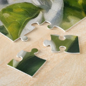 ホワイトツリーブロッサムフラワーアートパズル ジグソーパズル (側面)