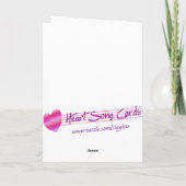 ホワイトツリー白熱［赤熱］光を放つクリスマスカード シーズンカード (裏面)