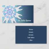 ホワイトティースサークル歯科医の名刺 名刺 (正面/裏面)