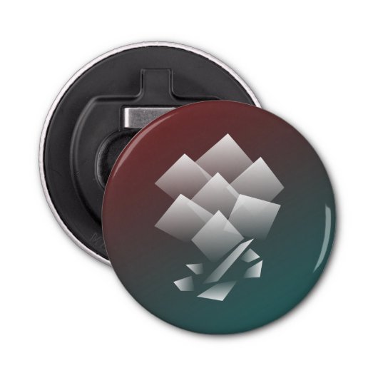 ホワイトティール（緑がかった色）ブルゴーニュ 栓抜き (正面)