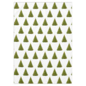 ホワイトテーブルクロスのクリスマスツリー テーブルクロス (正面)