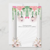 ホワイトテーマ結婚ズ 招待状 (裏面)