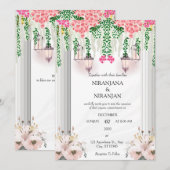 ホワイトテーマ結婚ズ 招待状 (正面/裏面)