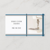 ホワイトテーラー裁縫機械名刺 名刺 (正面)