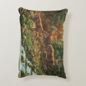 ホワイトテールディアアンドウォーターフォール アクセントクッション (裏面(縦))