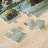 ホワイトテールディアアンドウォーターフォール ジグソーパズル (側面)