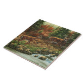 ホワイトテールディアアンドウォーターフォール タイル (側面)