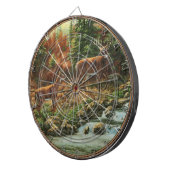 ホワイトテールディアアンドウォーターフォール ダーツボード (正面右)