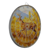 ホワイトテールディアインオータム《植物》アスペン森 ダーツボード (正面左)