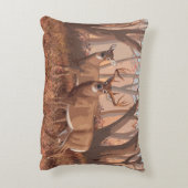 ホワイトテールディアインフォレストレトロスタイル自然 アクセントクッション (裏面(縦))