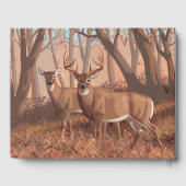 ホワイトテールディアインフォレストレトロスタイル自然 ゲストブック (裏面)