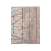 ホワイトテールディアインフォレストレトロスタイル自然 ノートパッド (回転)